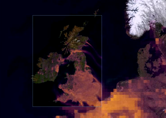 Visualización del modelo Earth-2 CorrDiff aplicado a campos de contaminación del aire